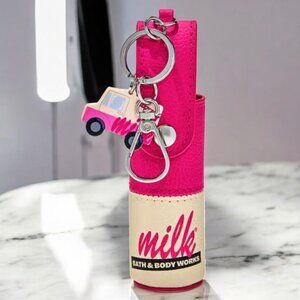 Bath & Body Works - Milk Bar Spray Sanitizer & Lip Gloss/Stick Holder, NWT